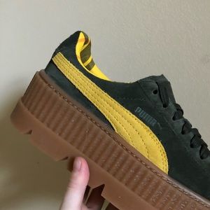 NEW puma Fenty creeper size 5.5 green